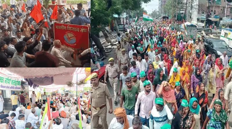 Farmers Protest in Different States Farmers Protest in Different States