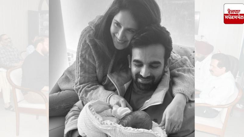 The cries of a baby echoed in Zaheer Khan and Sagarika's house. The cries of a baby echoed in Zaheer Khan and Sagarika's house.