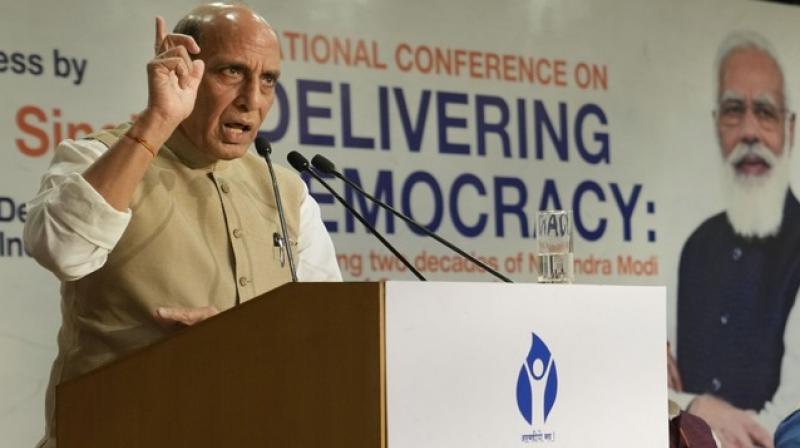 PM Modi is '24 carat gold', says Rajnath Singh