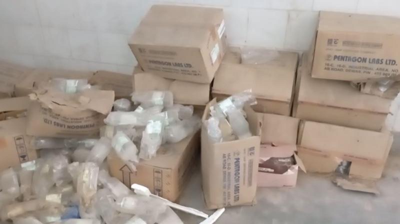 dust on medicines provided free to patients by the government