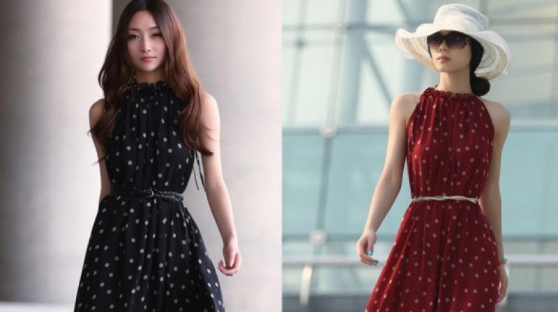 polka dot dress polka dot dress