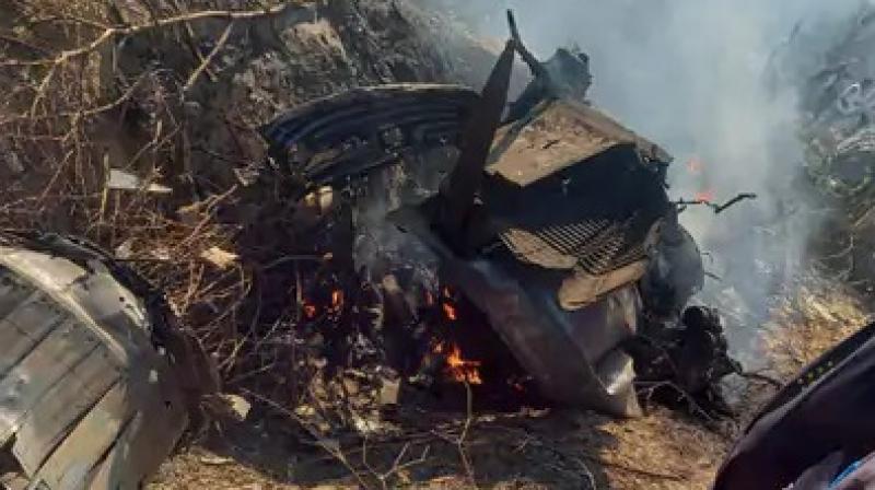 Air Force's Sukhoi-30 and Mirage 2000 fighter jet collided, fire broke out in the sky Air Force's Sukhoi-30 and Mirage 2000 fighter jet collided, fire broke out in the sky