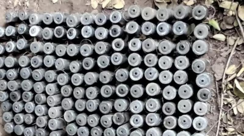 Explosives stockpile recovered in Bihar's Aurangabad, big conspiracy of Naxalites foiled Explosives stockpile recovered in Bihar's Aurangabad, big conspiracy of Naxalites foiled