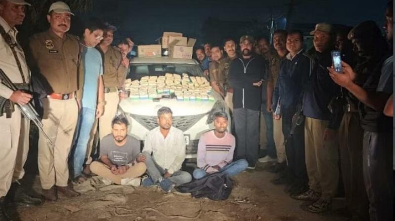 Assam police seized heroin worth Rs 8 crore
