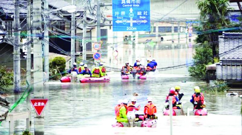 Flood In japan