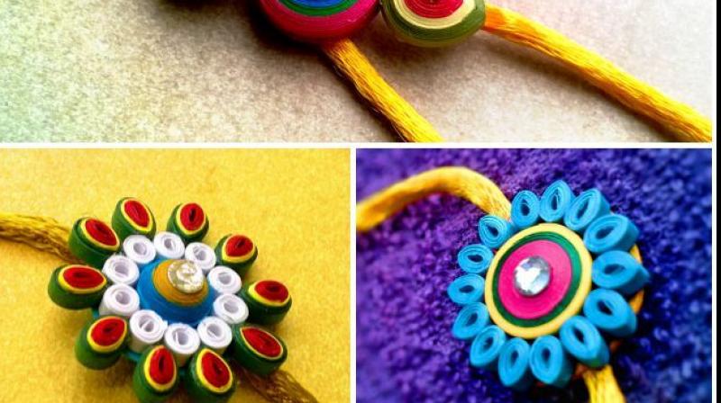 Homemade Rakhi Homemade Rakhi