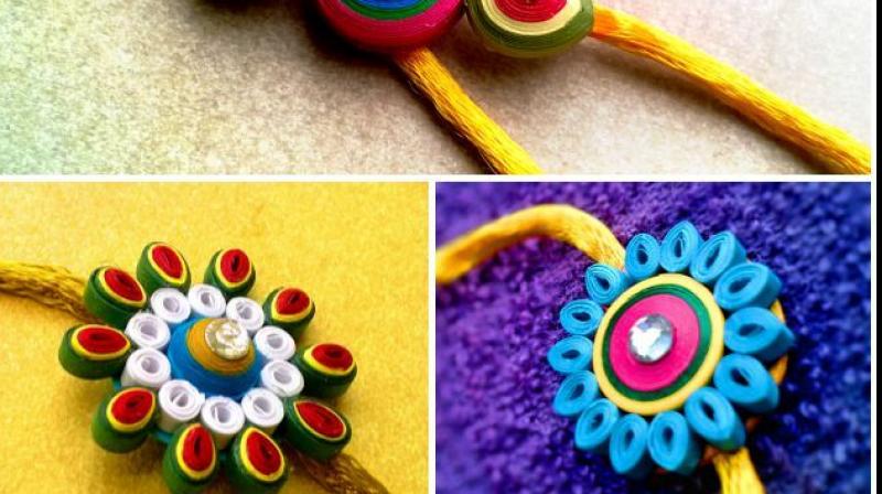 Homemade Rakhi