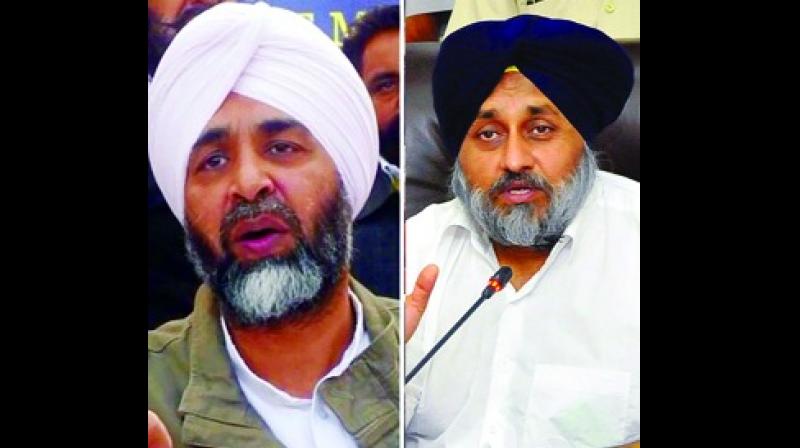 Manpreet Badal and Sukhbir Badal