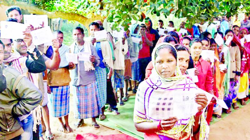 Voting in  Chhattisgarh