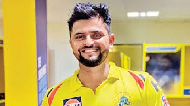 Indian cricketer Suresh Raina 