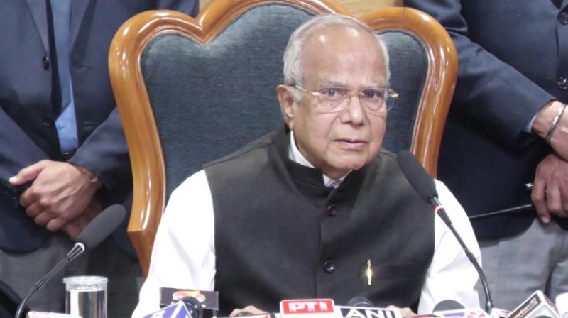Banwarilal Purohit, says he had resigned purely on personal grounds Banwarilal Purohit, says he had resigned purely on personal grounds