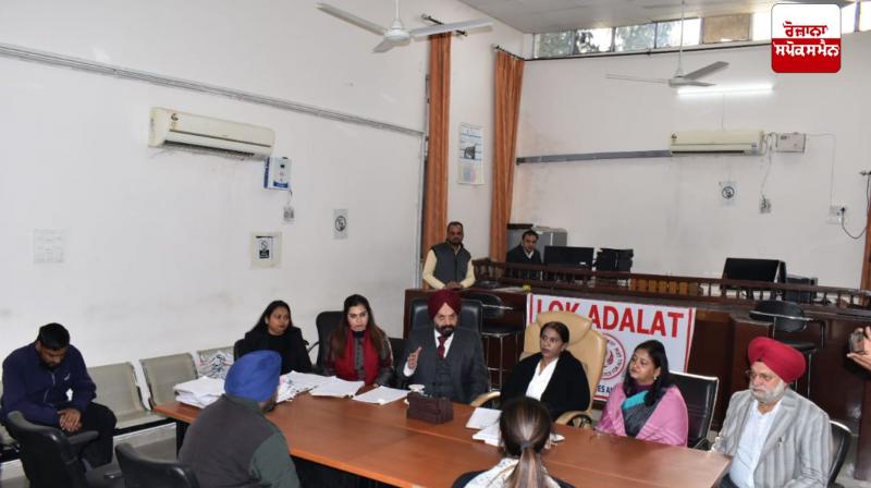 THE NATIONAL LOK ADALAT WAS ORGANIZED ACROSS THE STATE OF PUNJAB THE NATIONAL LOK ADALAT WAS ORGANIZED ACROSS THE STATE OF PUNJAB