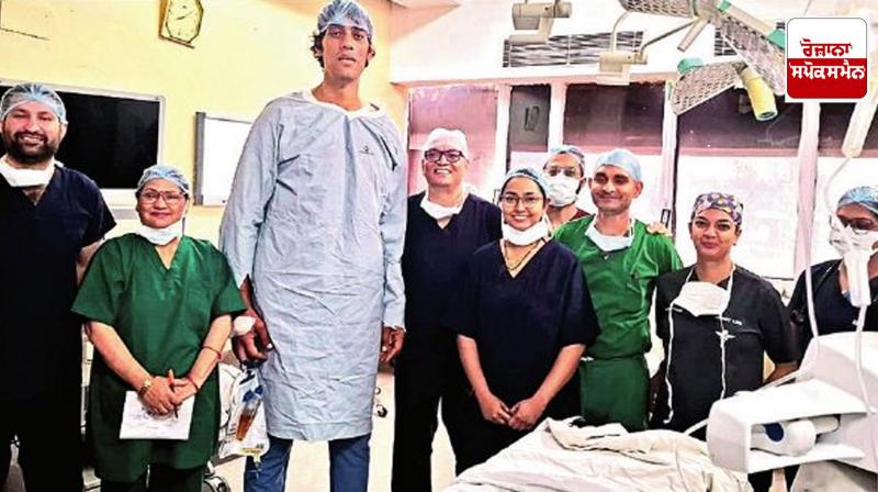 PGI Chandigarh: PGI operates on its tallest patient ever, 7.7 feet tall PGI Chandigarh: PGI operates on its tallest patient ever, 7.7 feet tall