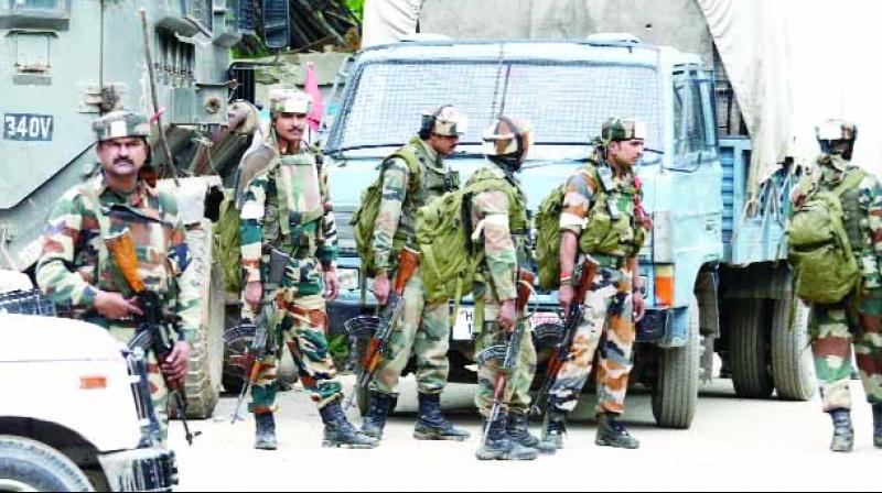 Army in Baramula Army in Baramula