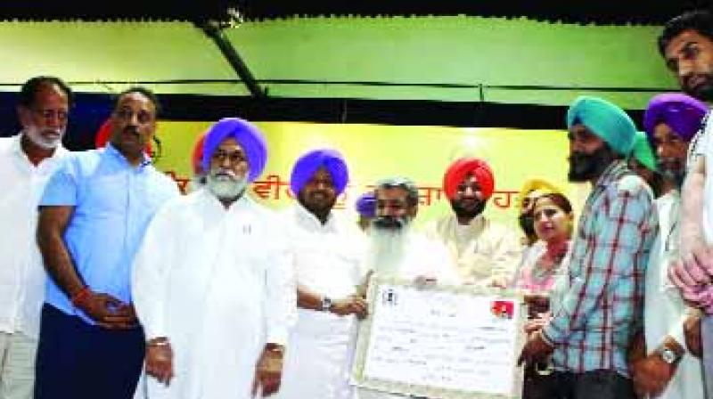 Events organized under debt forgiveness of farmers