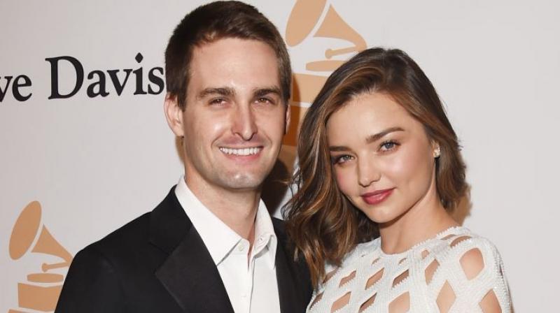 Miranda Kerr and Evan Spiegel