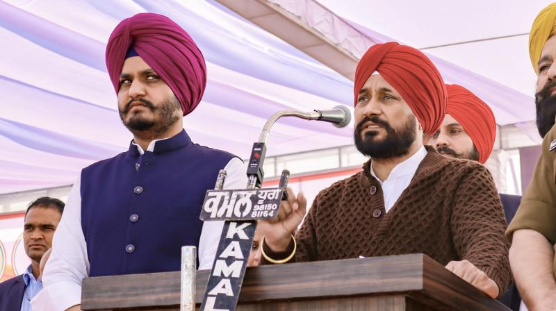 CM Channi at Fazilka CM Channi at Fazilka