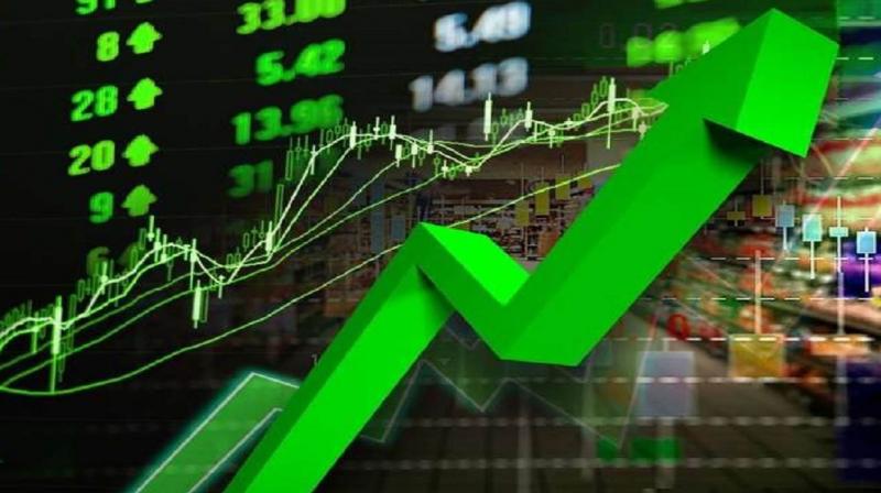 Sensex ends in the green, Nifty above 17,800 Sensex ends in the green, Nifty above 17,800