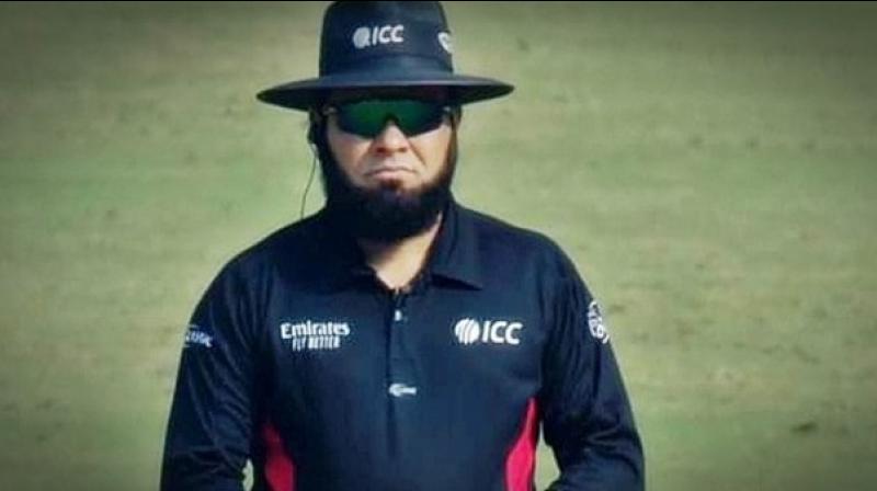 Afghanistan umpire Bismillah Jan Shinwari Afghanistan umpire Bismillah Jan Shinwari
