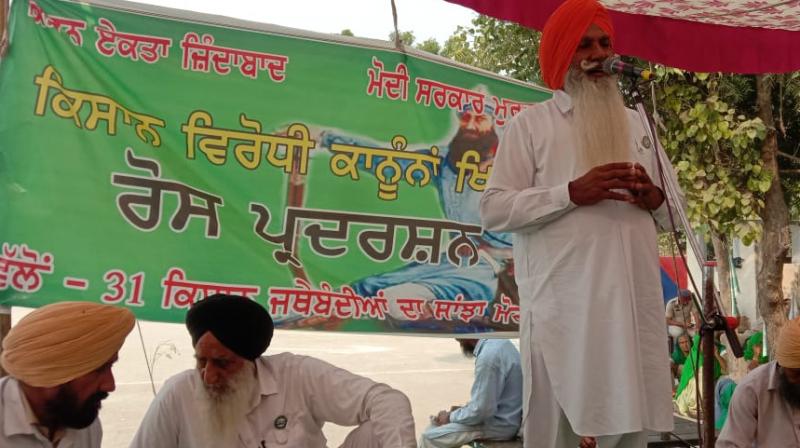 Farmar protest