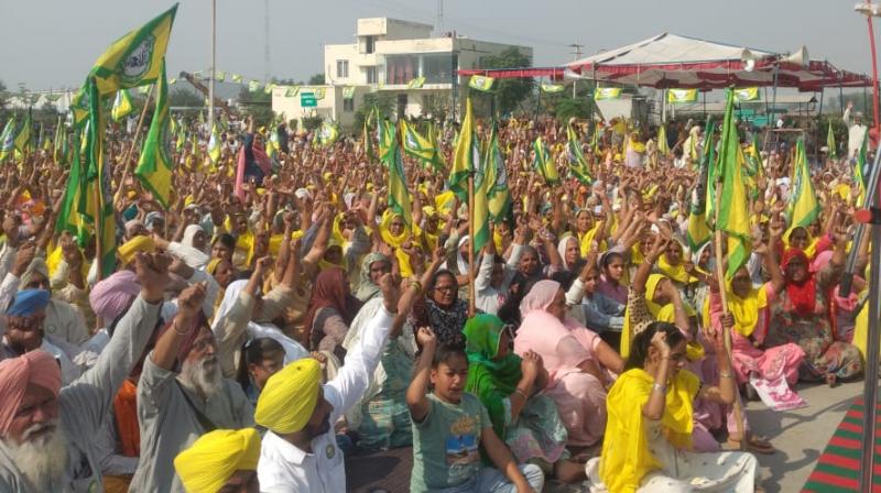 Farmer protest