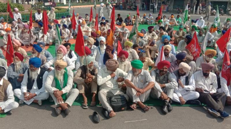 Farmer protest