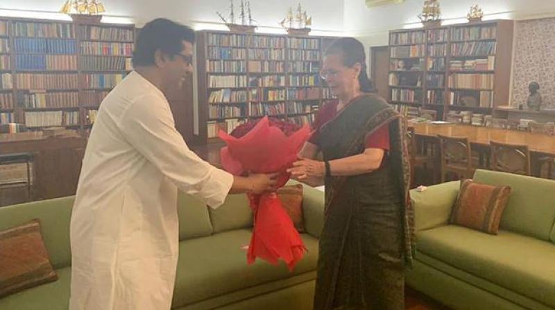 Ahead Of Maharashtra Assembly Polls, Raj Thackeray Meets Sonia Gandhi In Delhi