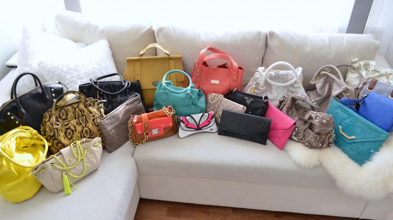 separate handbags for different events