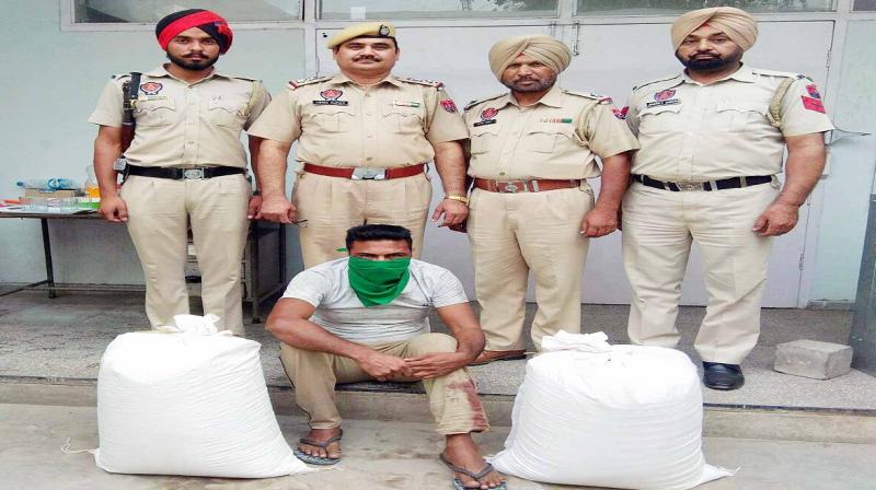 Man arrested  with 52 kilos of drugs