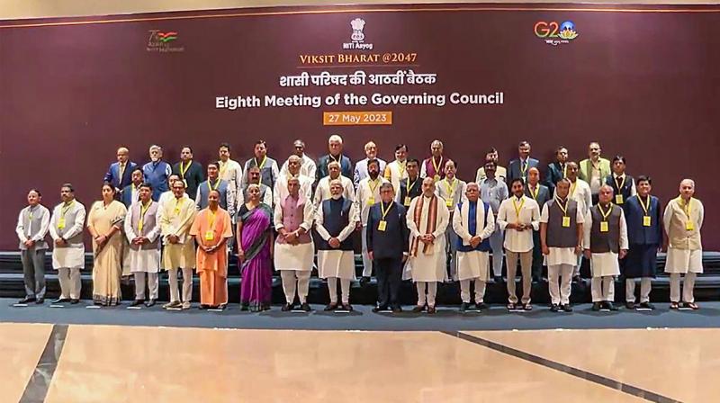 PM Modi chairs 8th NITI Aayog meeting PM Modi chairs 8th NITI Aayog meeting