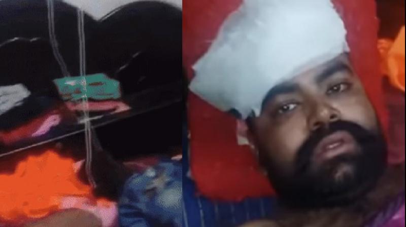 Attack on Shri Ram Sena Punjab President in Jalandhar Attack on Shri Ram Sena Punjab President in Jalandhar