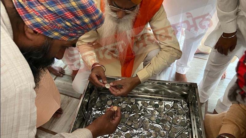 Gold and silver coins found during construction of Gurdwara Sahib Gold and silver coins found during construction of Gurdwara Sahib