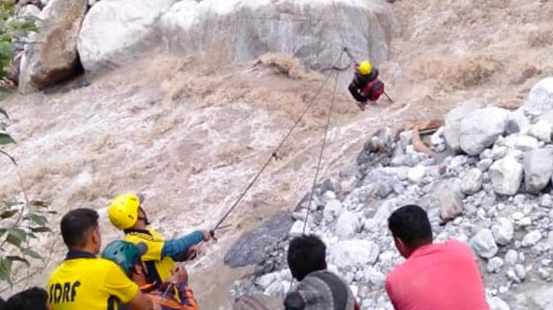 120 People Rescued After Bridge Collapses In Uttarakhand's Rudraprayag 120 People Rescued After Bridge Collapses In Uttarakhand's Rudraprayag