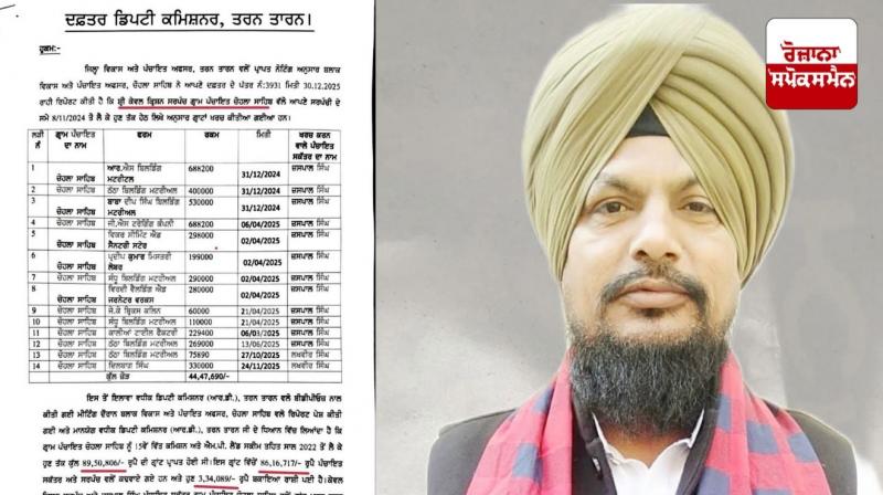 Sarpanch Kewal Krishan of village Chohla Sahib in Tarn Taran district suspended