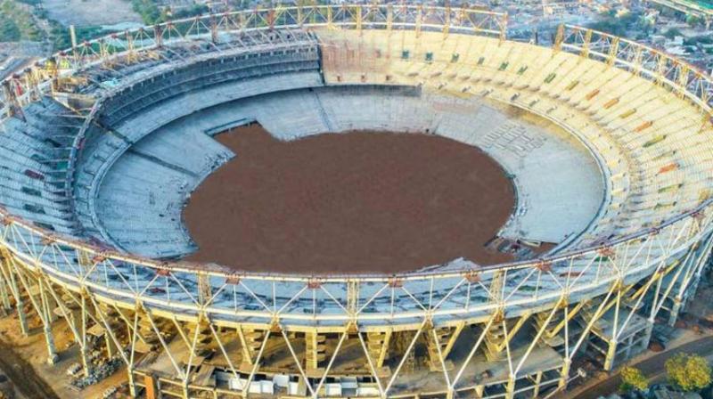 Donald trump india visit motera stadium aerial pictures narendra modi Donald trump india visit motera stadium aerial pictures narendra modi