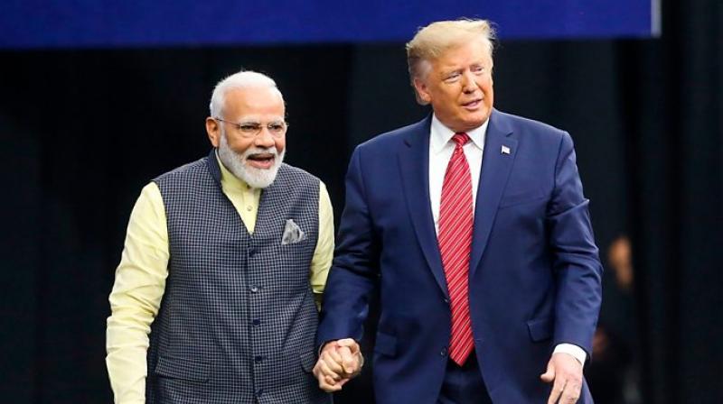 Donald trump ahmedabad visit congress twitter narendra modi