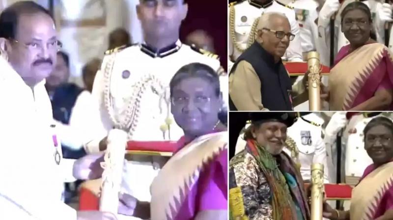 President Murmu presents Padma Awards 2024 President Murmu presents Padma Awards 2024