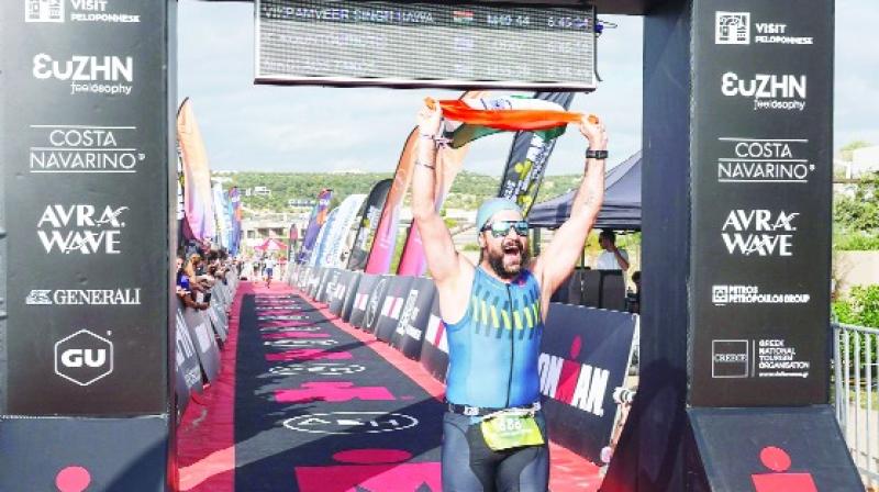 Vikram Vir Singh Bawa won the Iron Man title in Greece
