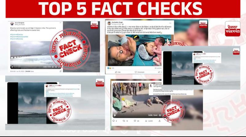From marmik images of mother-newborn to biporjoy cyclone read our top 5 fact checks From marmik images of mother-newborn to biporjoy cyclone read our top 5 fact checks