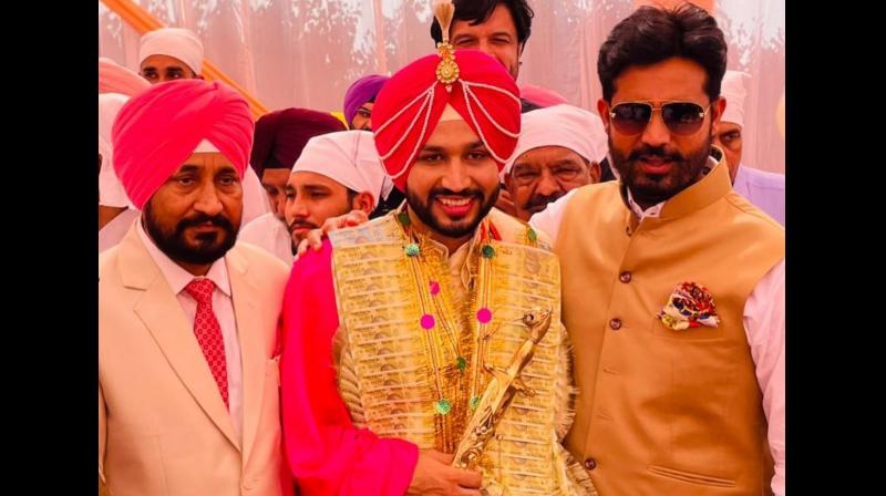 CM Channi 's son married CM Channi 's son married