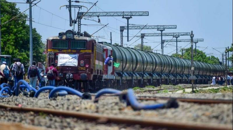 special train of water for Chennai