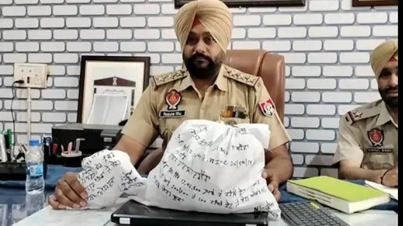 DSP Barnala giving information DSP Barnala giving information