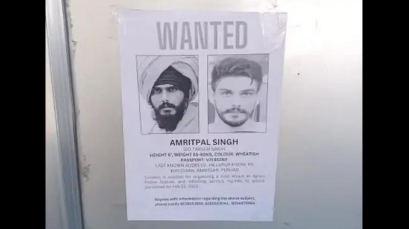Posters of Amritpal Singh on the Indo-Nepal border, alert! Posters of Amritpal Singh on the Indo-Nepal border, alert!