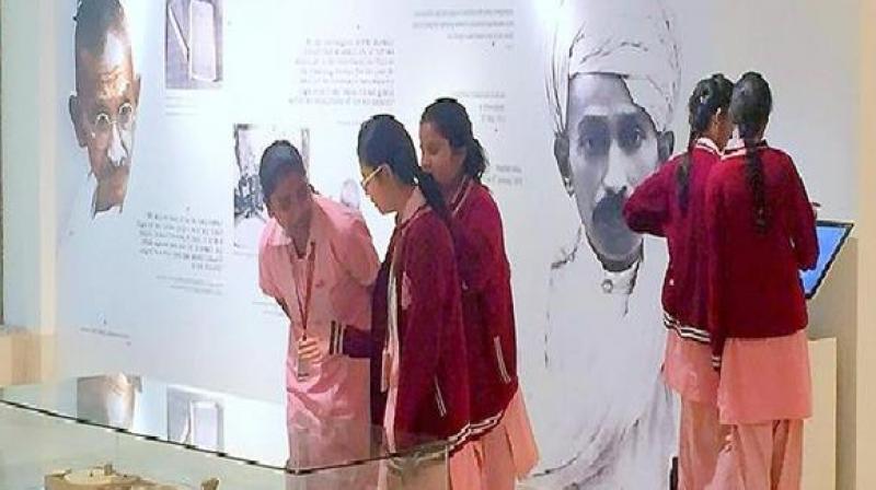 exhibition on mahatma gandhi