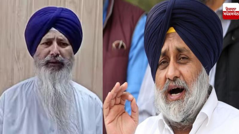 Bhupinder Singh Assandh and Sukhbir Badal Bhupinder Singh Assandh and Sukhbir Badal