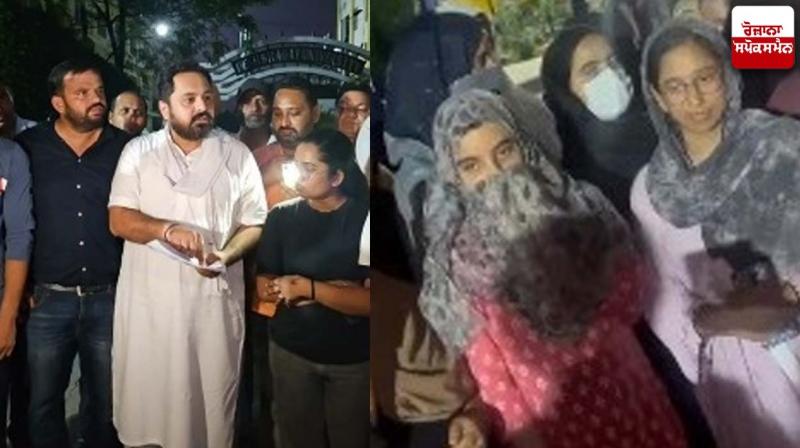 Students of Desh Bhagat University ended their sit-in Students of Desh Bhagat University ended their sit-in