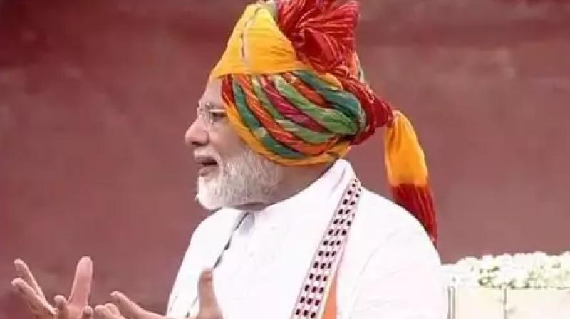 Prime minister narendra modi in his independence day speech identified Prime minister narendra modi in his independence day speech identified
