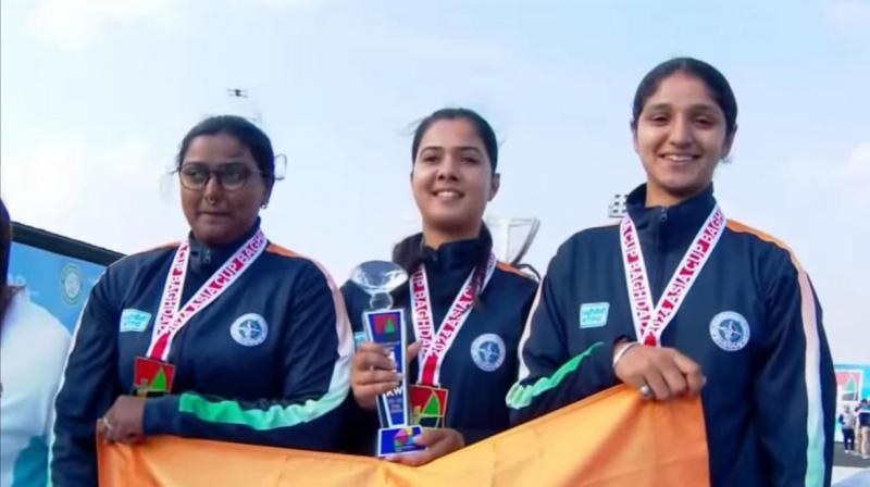 PRANEET KAUR AND SIMRANJIT KAUR CLINCH FIVE MEDALS IN THE ARCHERY ASIA CUP