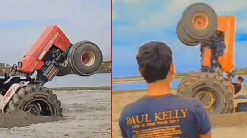 A young man died while doing a stunt with a tractor Haryana News in punjabi A young man died while doing a stunt with a tractor Haryana News in punjabi