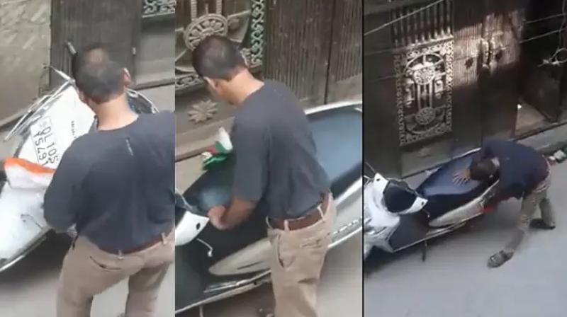 Man Uses Tricolour to Clean His Scooty, Arrested by Delhi Police